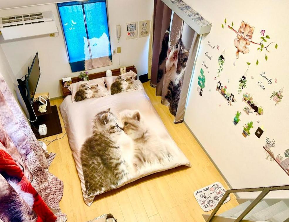 Tokyo Shibuya Shinjyuku Cat House ! Apartment Luaran gambar
